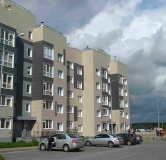 Ход строительства дома  поз.2, блок-секция в осях VII-VIII в ЖК Новосадовый -