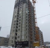 Ход строительства дома 11а в ЖК Ньютон -