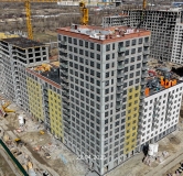 Ход строительства дома № 107, корпус 1 (ГП-74) в ЖК Беринг -