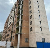 Ход строительства дома 54 в ЖК Снегири -
