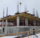 Ход строительства дома 4а, 1 этап в ЖК Ракета-дом Горный -