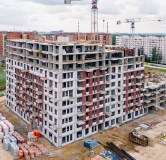 Ход строительства дома 33 в ЖК Новое Колпино -
