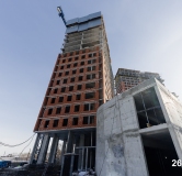 Ход строительства дома 5 в ЖК Никс Про на Лесопарковой -