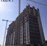 Ход строительства дома Позиция 4.1 в ЖК Октябрь парк -