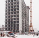 Ход строительства дома 1, корпус 4 в ЖК 1+1 -