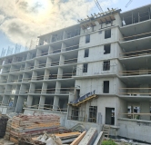Ход строительства дома 1 в ЖК River Park -