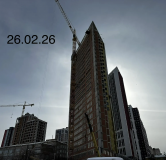 Ход строительства дома 2 в ЖК Грани -