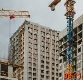 Ход строительства дома корпус 1 в ЖК Сиберово -