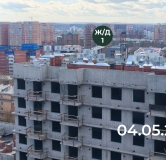 Ход строительства дома 132а.1 в ЖК Семья -