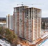 Ход строительства дома 4 в ЖК Ежевика -