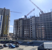 Ход строительства дома 1 в ЖК Рассвет -