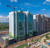 Ход строительства дома 3 в ЖК Аллея Парк -