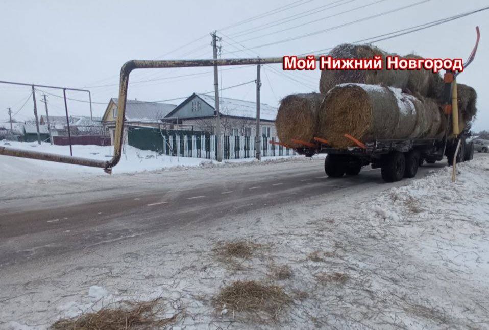 Трактор оставил нижегородцев без газа в селе Гагино  - фото 1