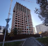 Ход строительства дома 1 в ЖК Эдельвейс -