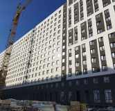 Ход строительства дома 4 в ЖК Лугометрия -