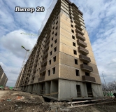 Ход строительства дома Литер 26 в ЖК Дыхание -